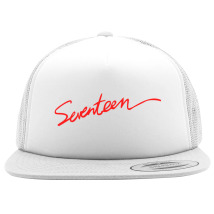Seventeen Logo Trucker Hat Embroidered Hatsline Com - roblox logo foam trucker hat customon